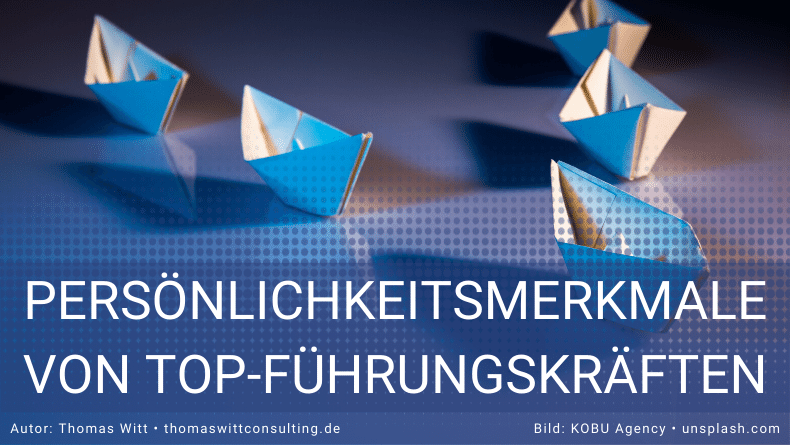 Persönlichkeitsmerkmale von Top-Führungskräften im Möbelhandel - 